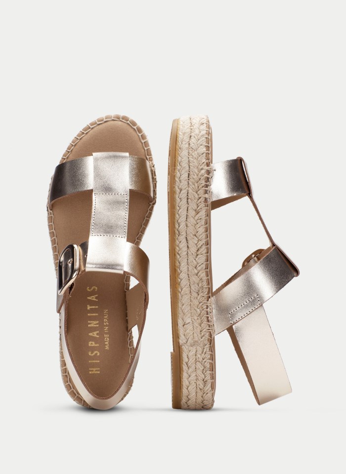 Hispanitas Espadrilles Yute Oro