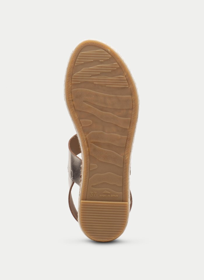 Hispanitas Espadrilles Yute Oro