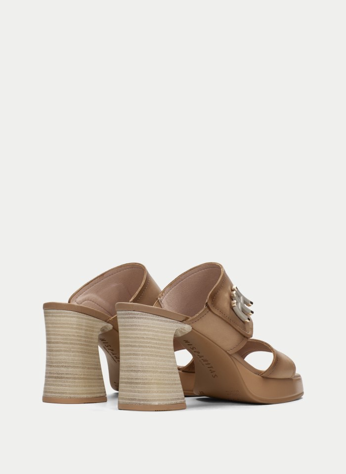 Hispanitas Sandalia Tacón Tahti Desert