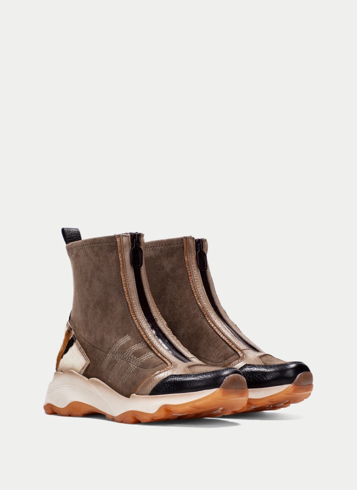 Hispanitas Botin Sport Nepal Negro Taupe Pony