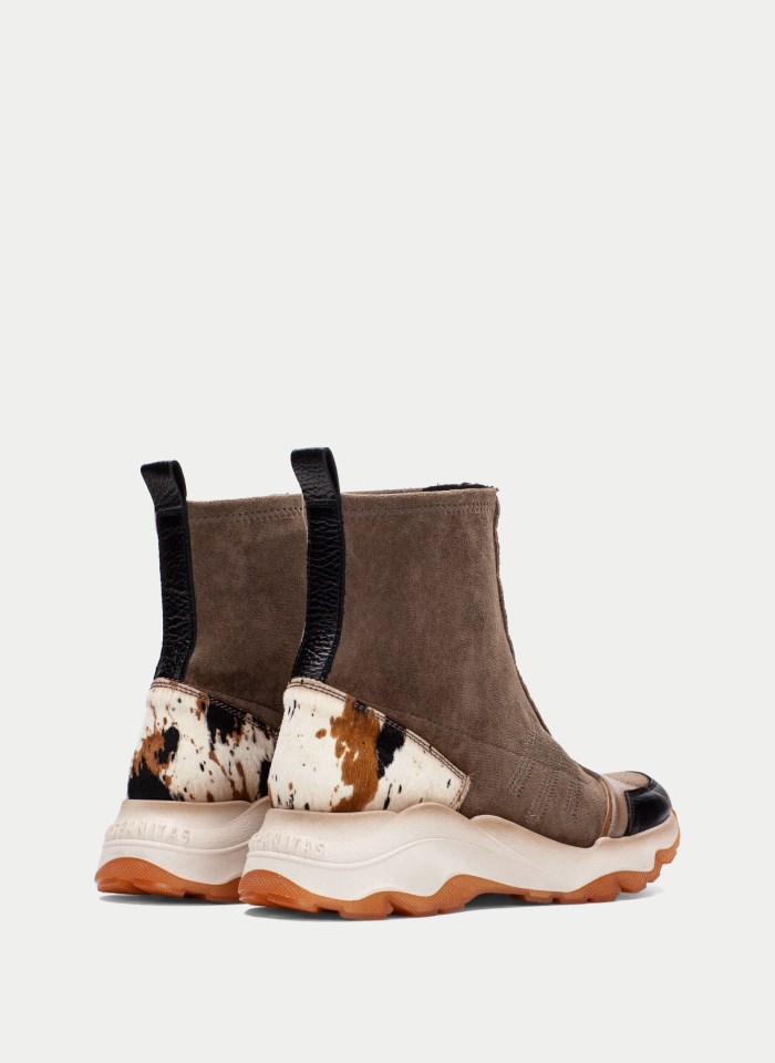 Hispanitas Botin Sport Nepal Negro Taupe Pony