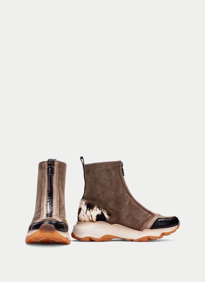 Hispanitas Botin Sport Nepal Negro Taupe Pony