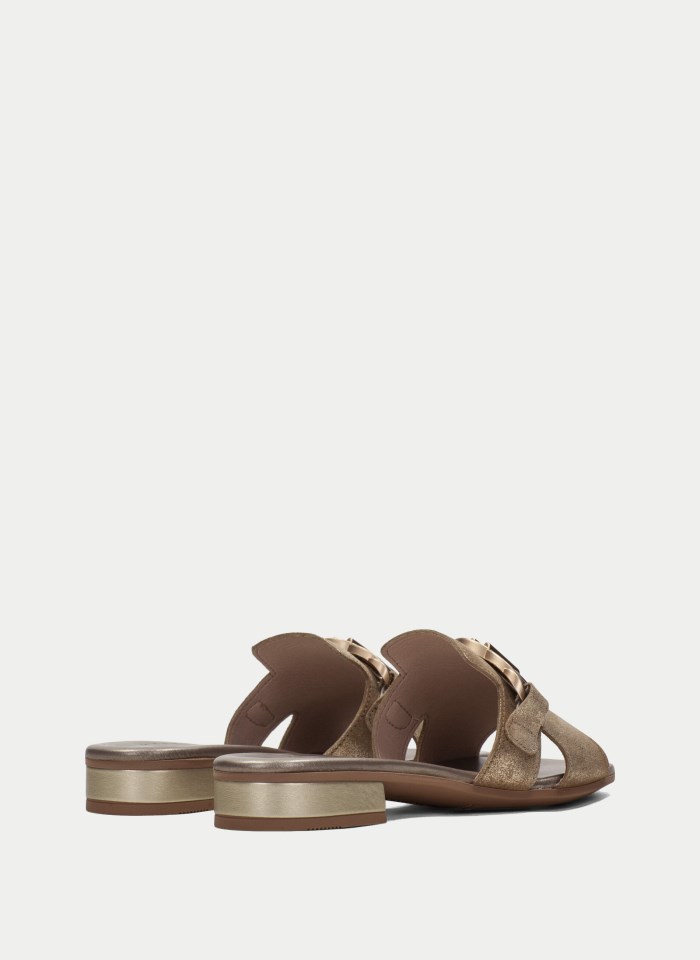 Hispanitas Sandalia Plana Lena Platino