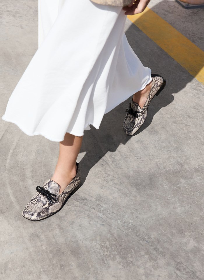 Hispanitas Mocasín Genova Python Taupe