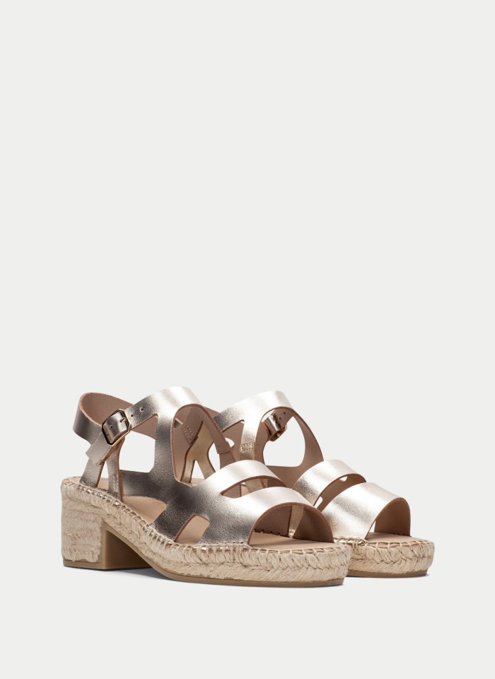 Hispanitas Espadrilles Yute Oro