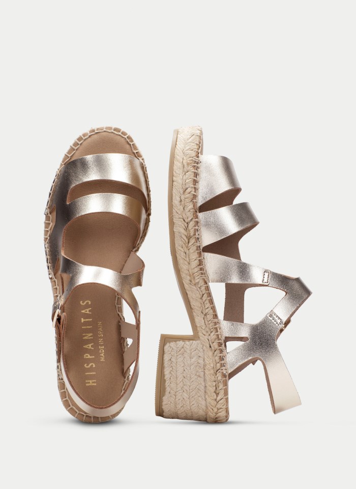 Hispanitas Espadrilles Yute Oro