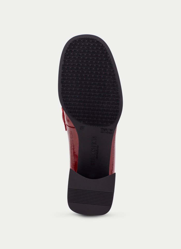 Hispanitas Mocasín Milan Rojo