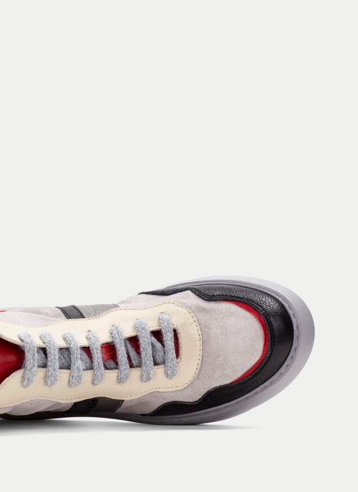 Hispanitas Botin Sport Oceania Negro Gris Rojo