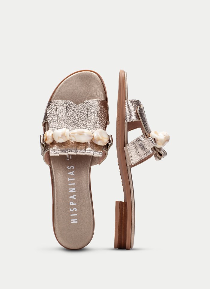 Hispanitas Sandalia Plana Yakarta Cava