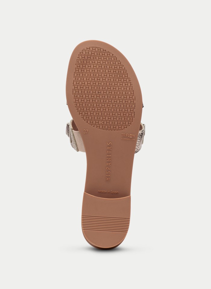 Hispanitas Sandalia Plana Yakarta Cava
