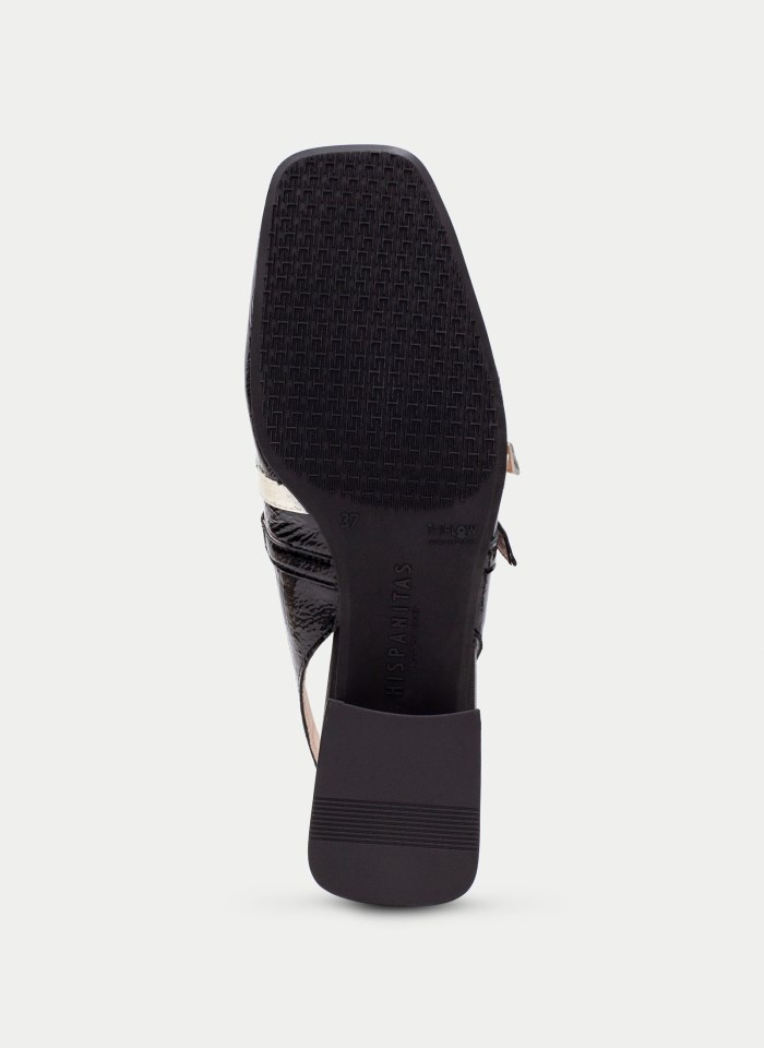 Hispanitas Zapato Plano Aruba Negro