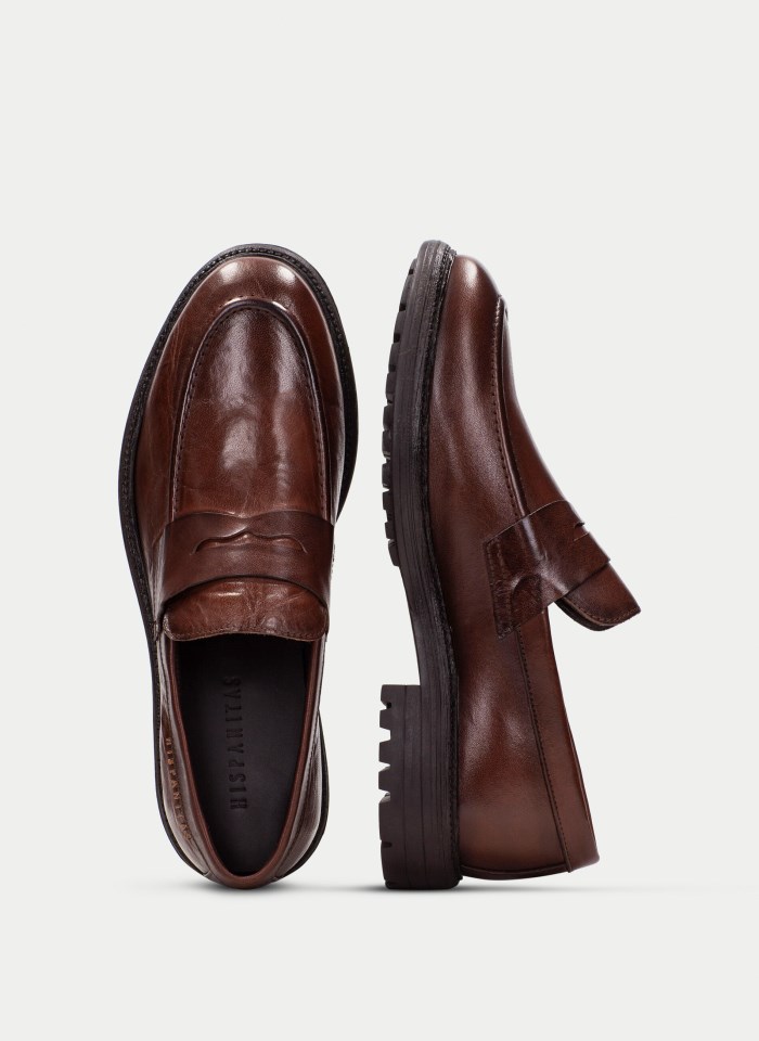 Hispanitas Mocasín Cuero