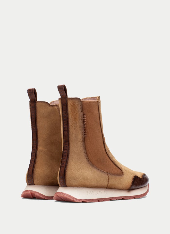 Hispanitas Botin Sport Kansas Avellana Biscuit