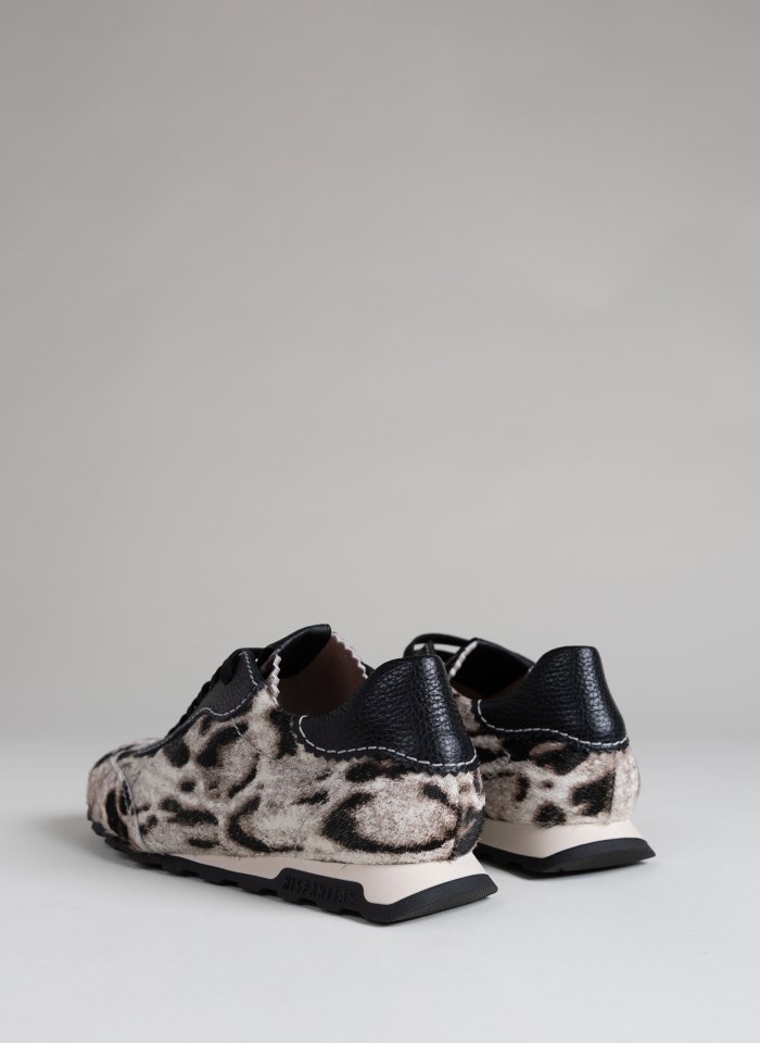 Hispanitas Deportivo Zinnia Leopardo Blanco Negro