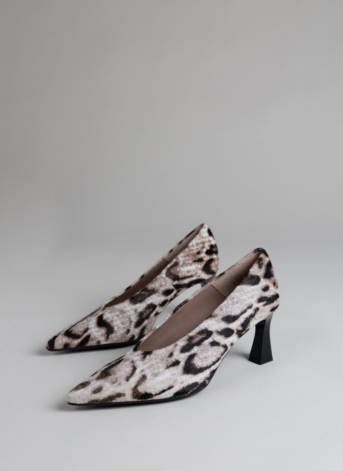 Hispanitas Salón Giorgia Leopardo Blanco Negro