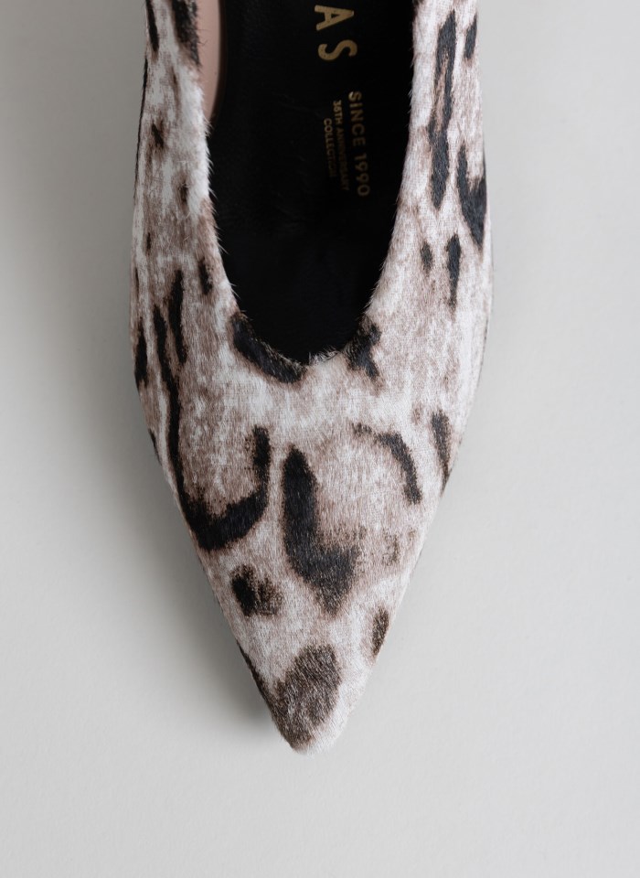 Hispanitas Salón Giorgia Leopardo Blanco Negro