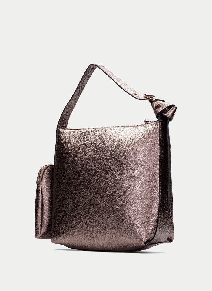 Hispanitas Hobo Taupe Metalizado