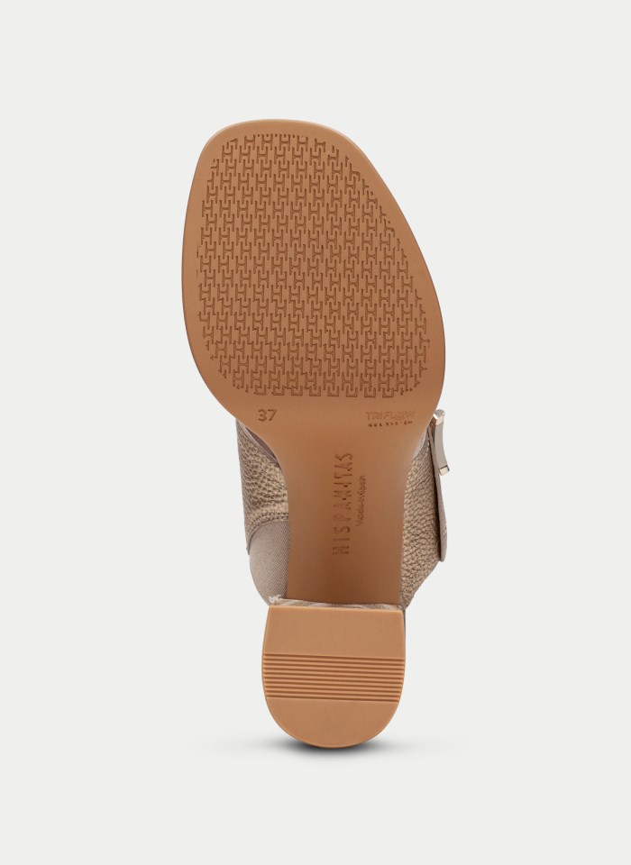 Hispanitas Sandalia Tacón Tahiti Oro