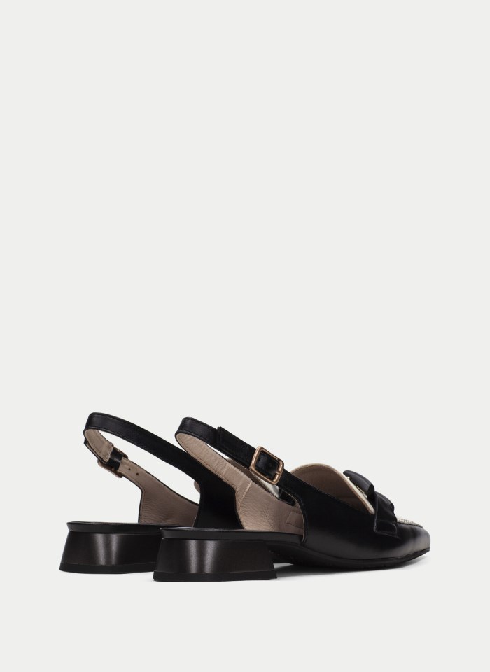 Hispanitas Zapato Plano Dali Negro Crema