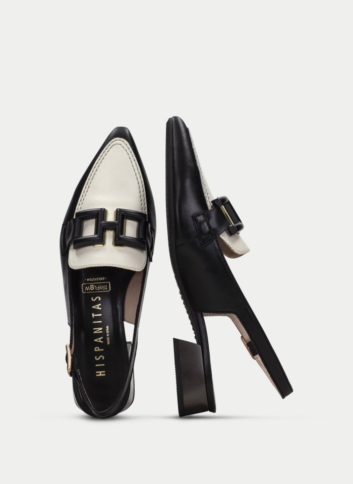 Hispanitas Zapato Plano Dali Negro Crema