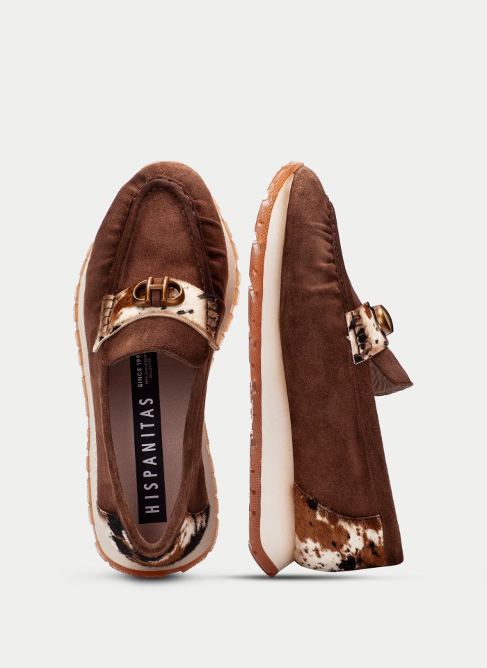 Hispanitas Mocasín Sport Kansas Avellana Pony
