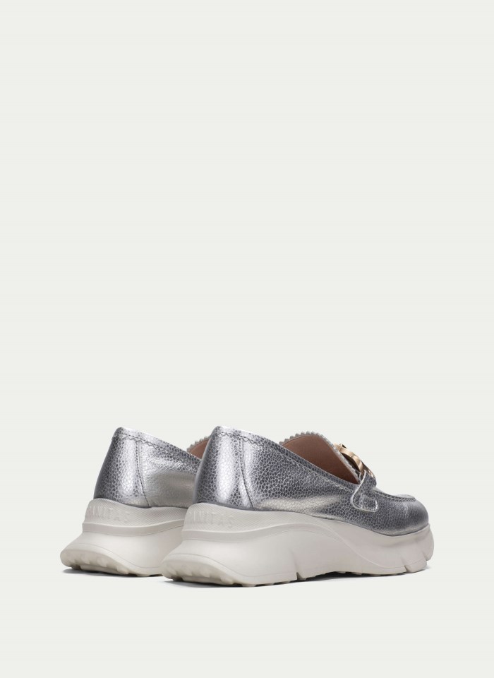 Hispanitas Mocasín Sport Hawai Plata