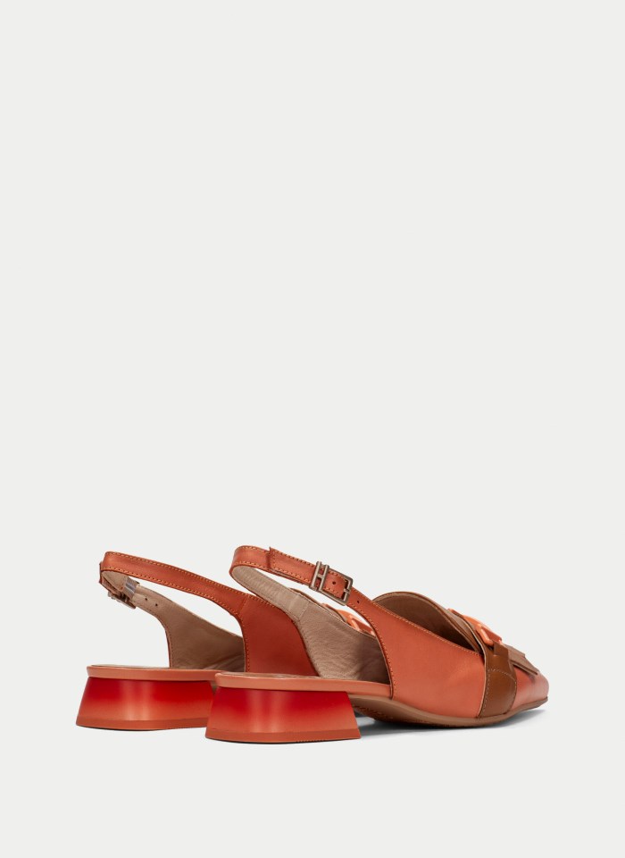Hispanitas Zapato Plano Dali Cuero Coral