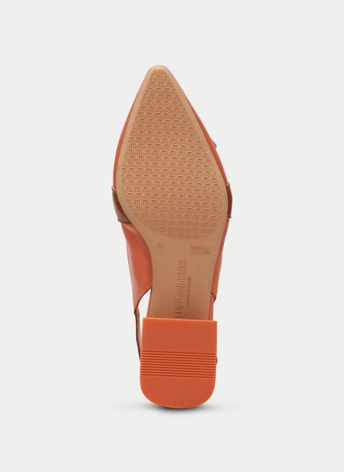 Hispanitas Zapato Plano Dali Cuero Coral