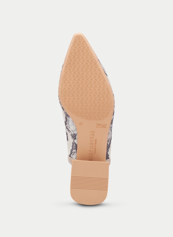 Hispanitas Zapato Plano Dali Python Taupe