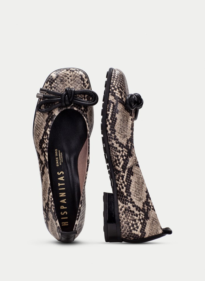 Hispanitas Bailarina Genova Python Taupe