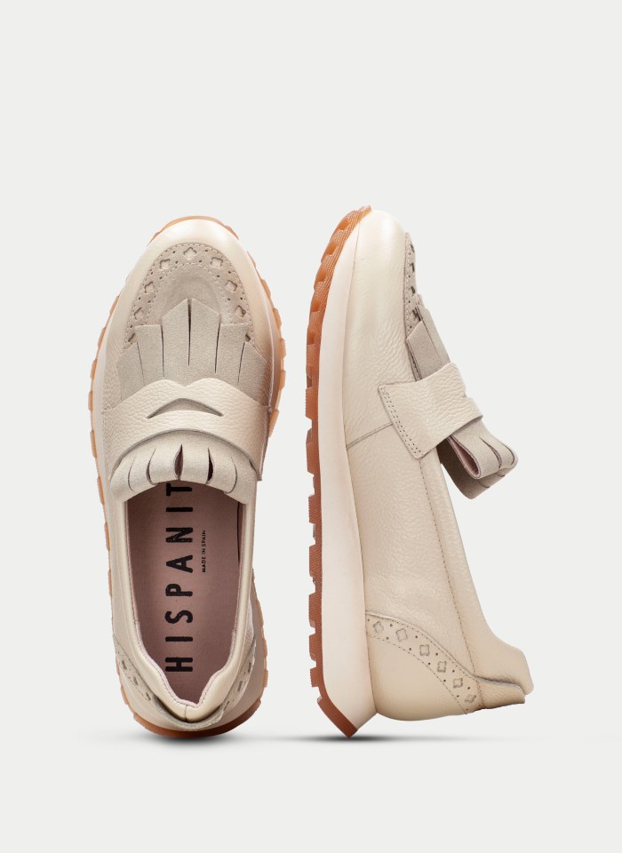 Hispanitas Mocasín Sport Loira Milk