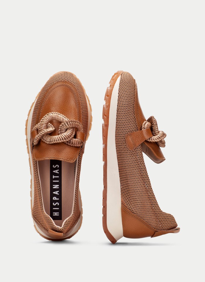 Hispanitas Mocasín Sport Kansas Cuero