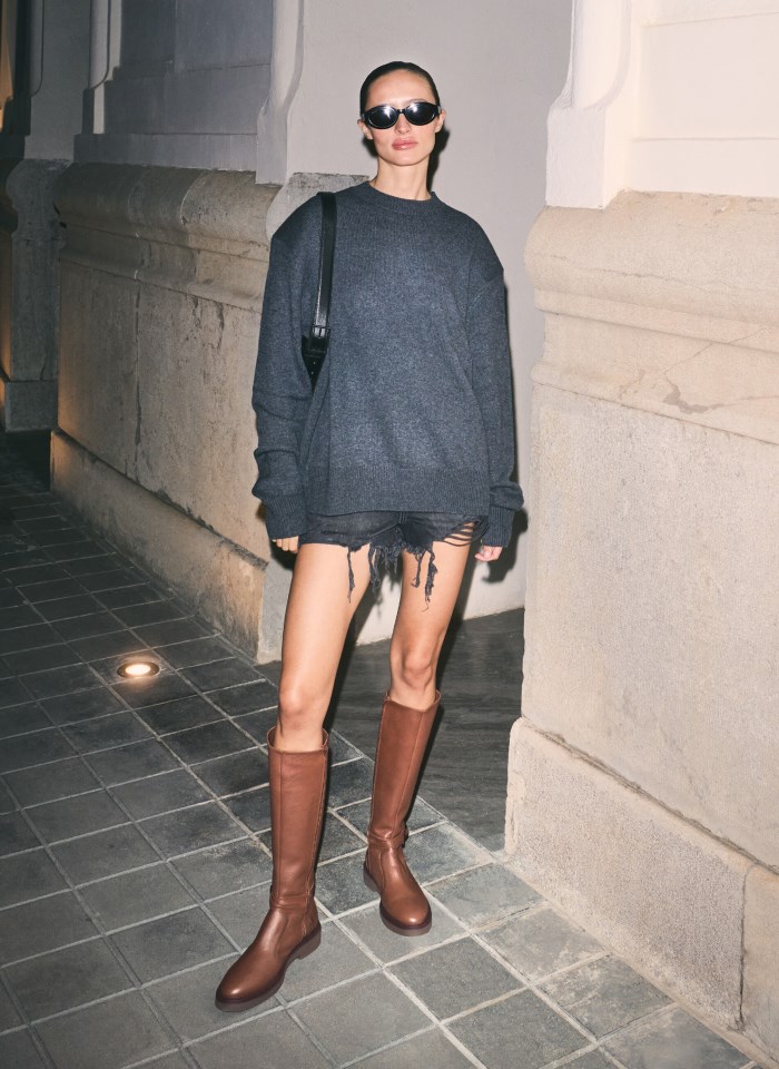 Hispanitas Bota Brooklyn Cuero