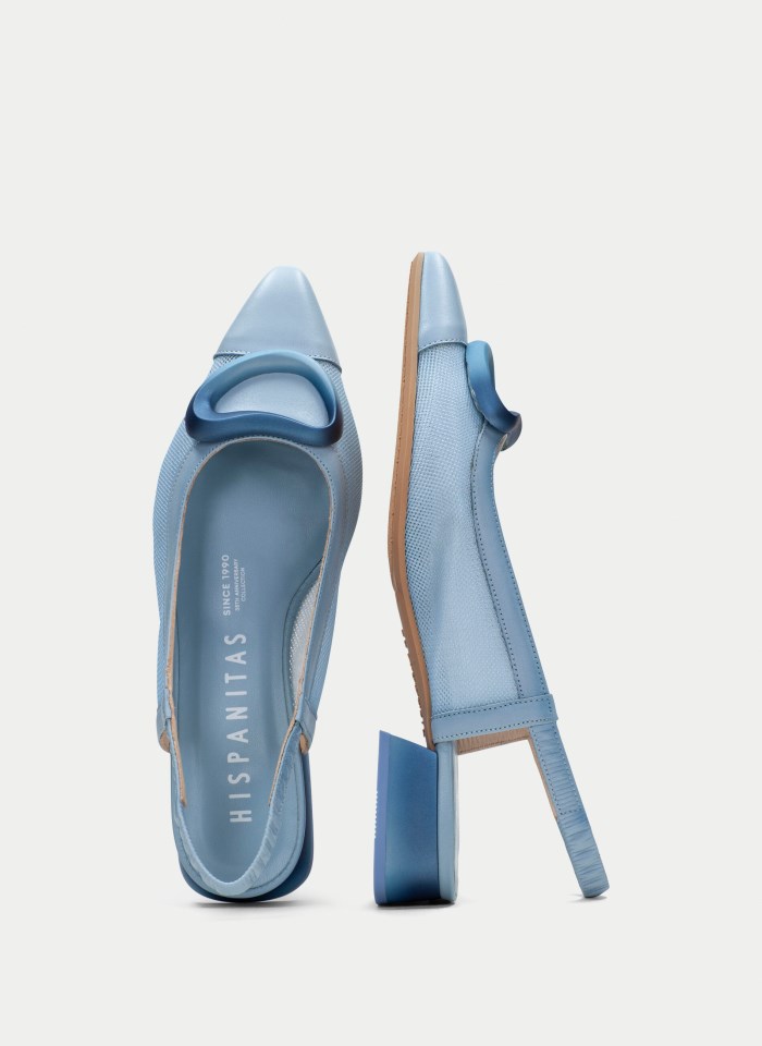 Hispanitas Zapato Plano Dali Celeste