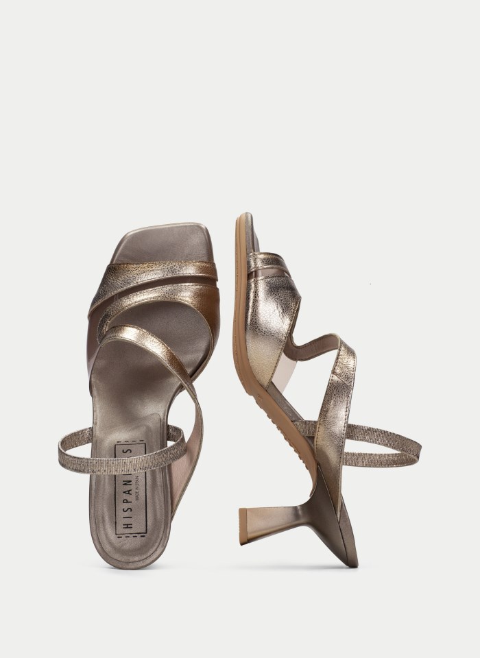 Hispanitas Sandalia Tacón Danielle Oro