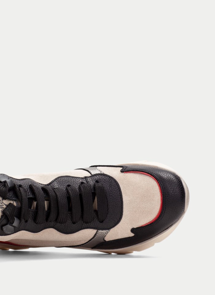 Hispanitas Botin Sport Helsinki Negro Milk Rojo