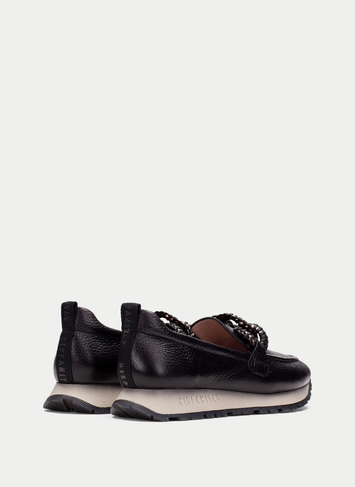 Hispanitas Mocasín Sport Kansas Negro