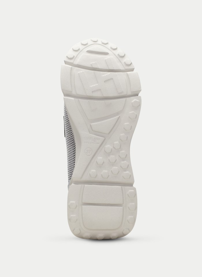 Hispanitas Mocasín Sport Hawai Blanco Negro