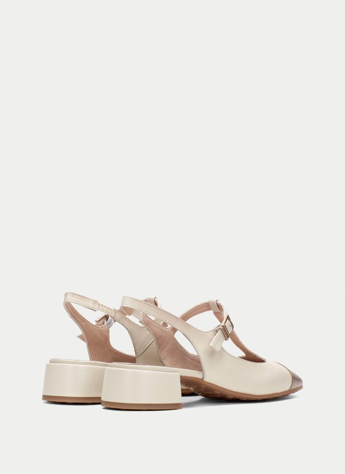 Hispanitas T Strap Oporto Latte Cava