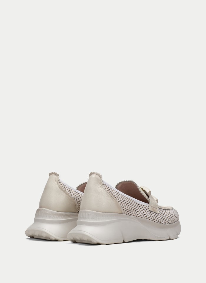 Hispanitas Mocasín Sport Hawai Crema