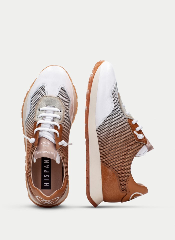 Hispanitas Deportivo Kansas Cuero Blanco