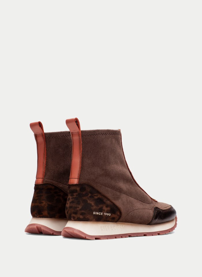 Hispanitas Botin Sport Kansas Avellana Leopardo