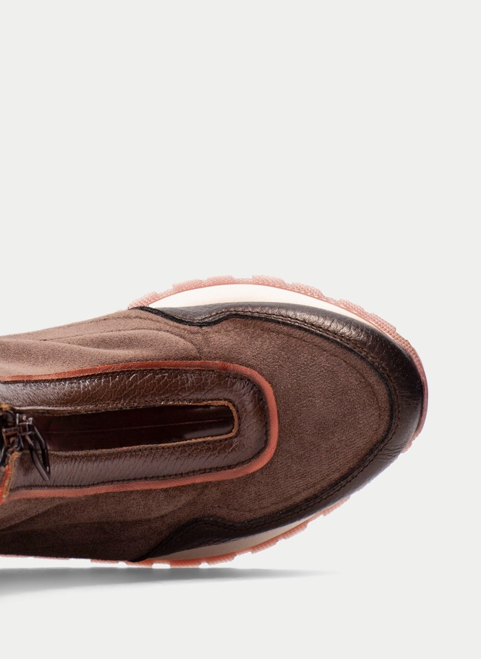 Hispanitas Botin Sport Kansas Avellana Leopardo