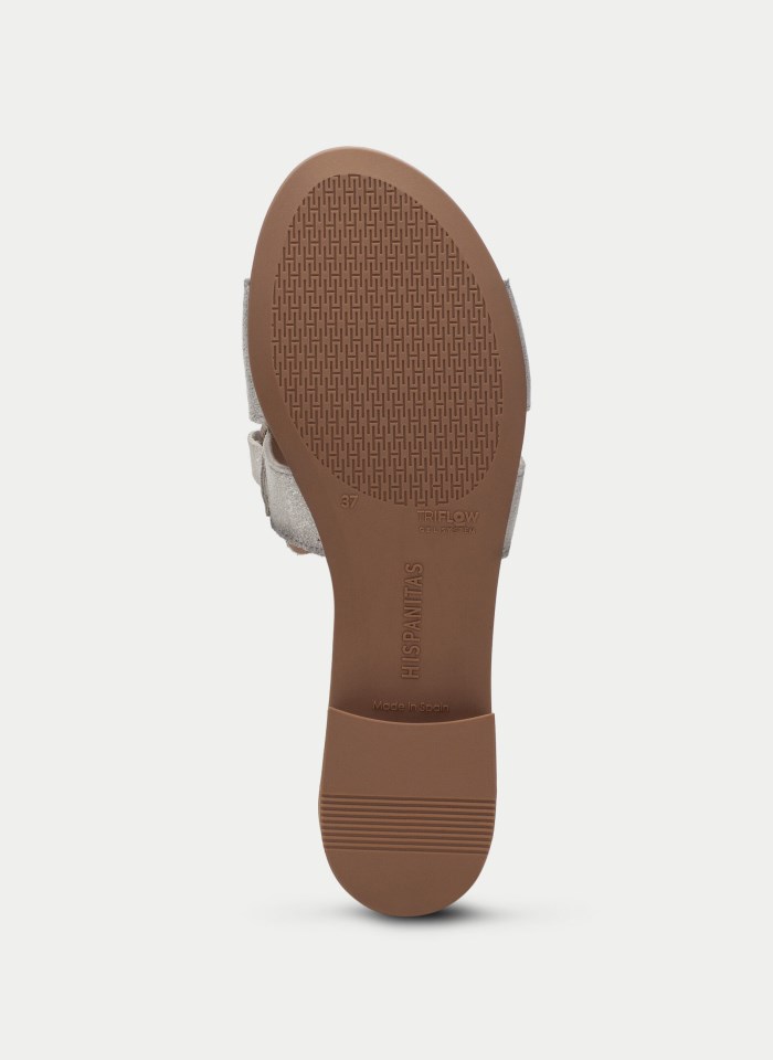Hispanitas Sandalia Plana Lena Plata