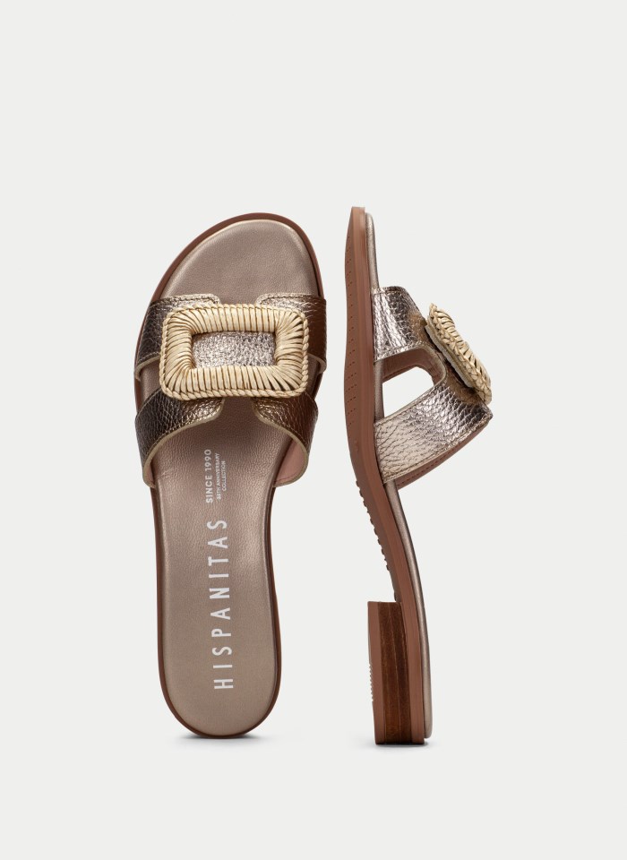 Hispanitas Sandalia Plana Yakarta Cava