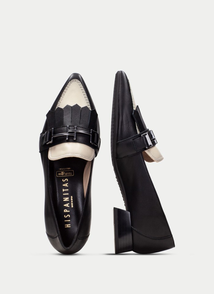Hispanitas Mocasín Dali Negro Milk