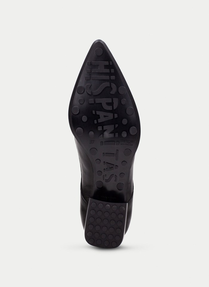 Hispanitas Zapato Plano Turin Negro Crema