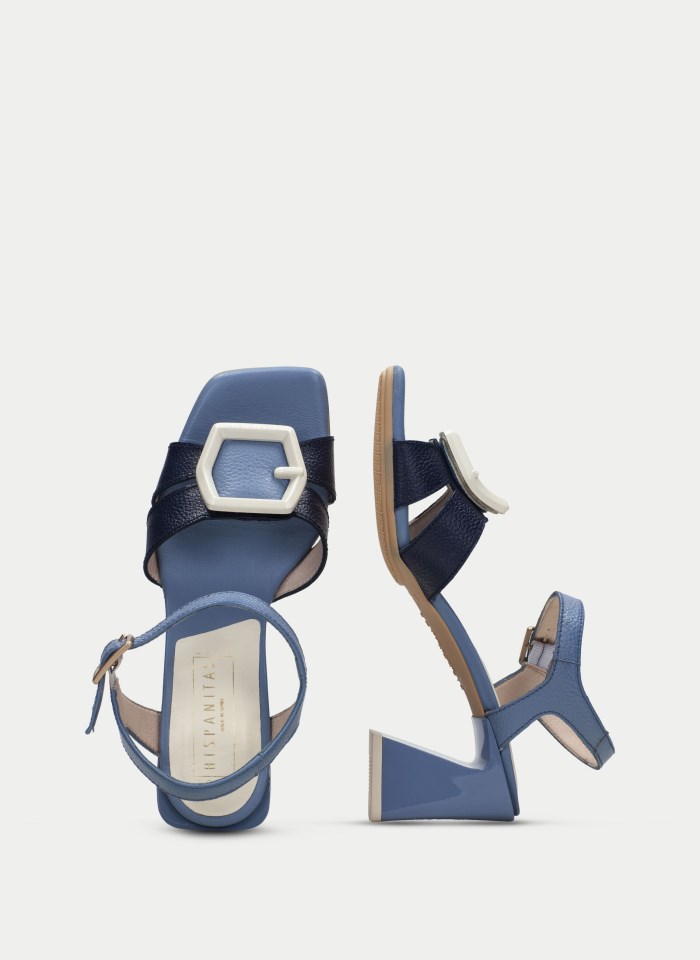 Hispanitas Sandalia Tacón Mallorca Azure